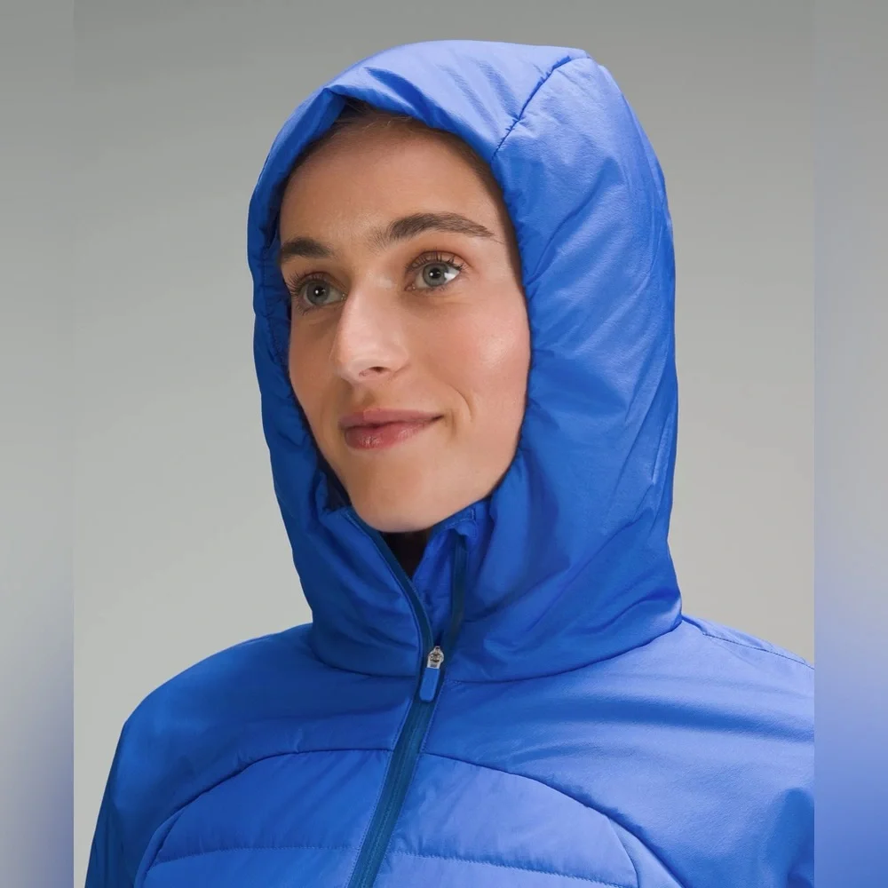 lululemon NWT down for it all jacket sz 0 pipe dream blue - Picture 4 of 9